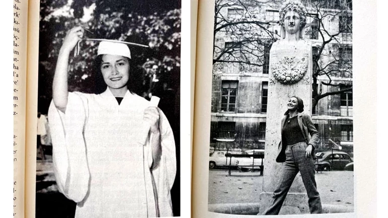 Sene 1950'ler/New York’ta lise mezuniyeti-Sene 1960'lar/Paris’te 1968 ruhu / Görsel: Hürriyet