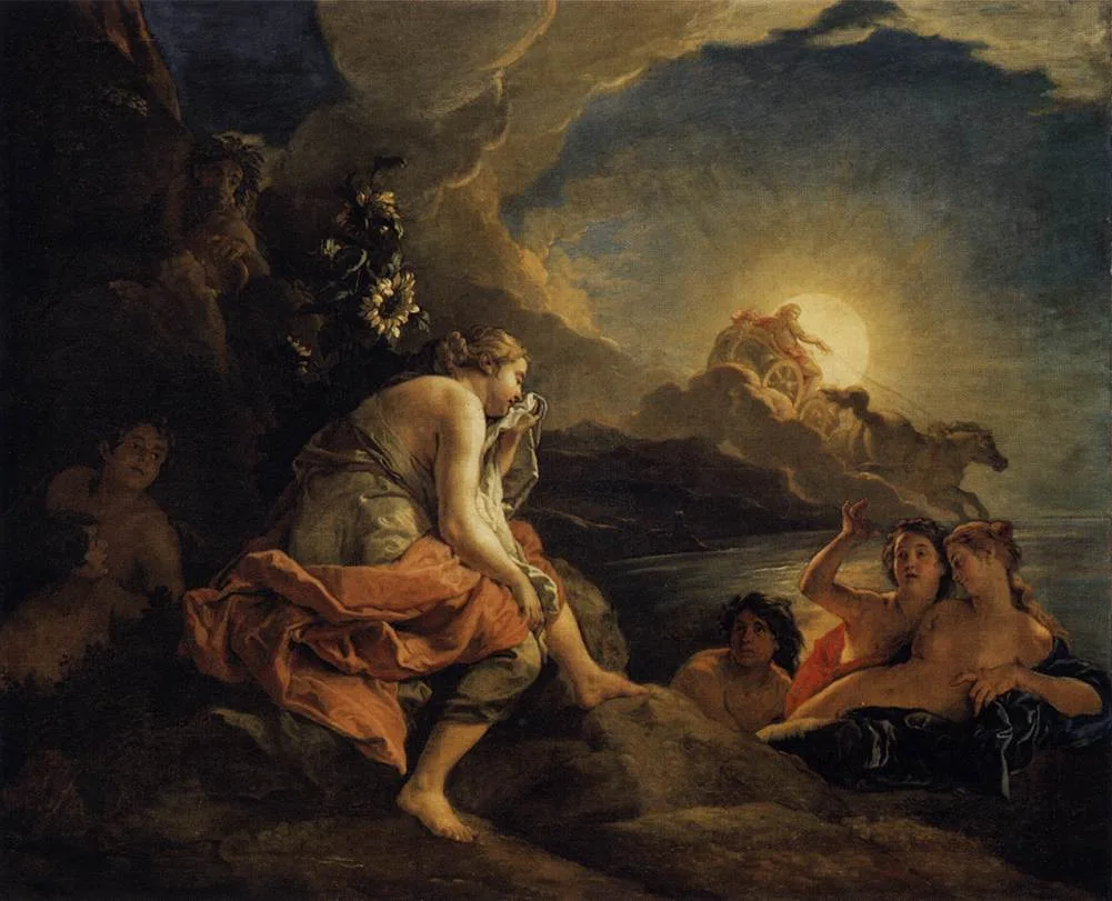 Klytie Günebakana Dönüşüyor, Charles de La Fosse 