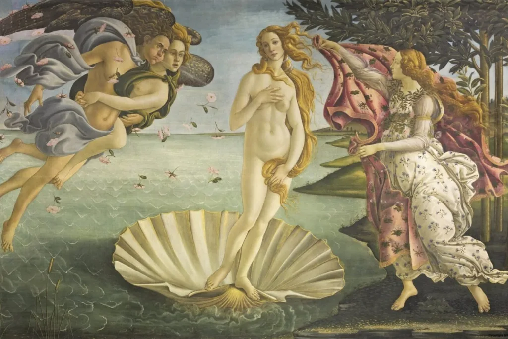 Venüs'ün Doğuşu, İtalyan ressam Sandro Botticelli'nin 1482–1486 yılları arasında tuval üzerine tempera ile çizdiği tablodur. Tabloda, Venüs'ün ergen bir kadın olarak denizden doğarak kıyıya çıkışı betimlenir