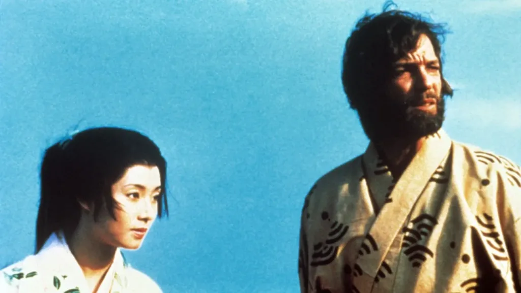 Yoko Shimada (solda) ve Richard Chamberlain, 1980 yapımı 'Shogun' filminde.