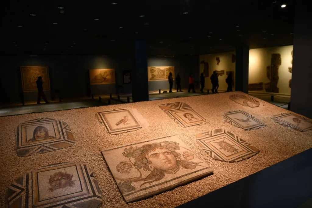 Çingene Kızı Mozaiği, Gaziantep, Zeugma Mozaik Müzesi'nde.