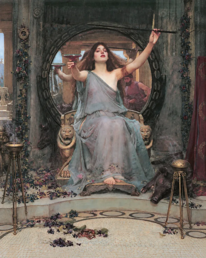 Circe'nin Odysseus'a Kupayı Sunması. 1891, John William Waterhouse.